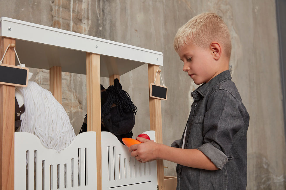 Miniature : Establos caballos