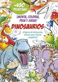 libro monta, colorea, pega y juega dinosaurios1