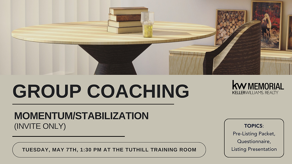Group Coaching - Momentum/Stabilization (Invite Only)