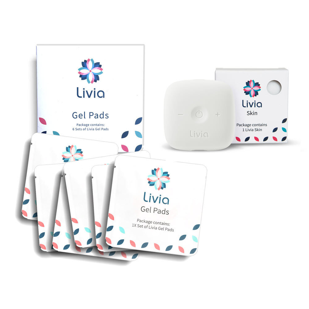 Gel Pads Livia 6 meses +Protector Livia Blanco