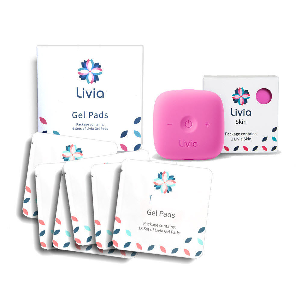 Gel Pads Livia 6 meses + Protector Livia Rosado