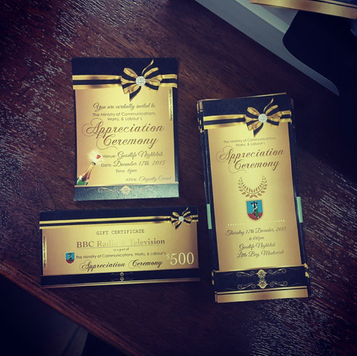 MCWL Awards Ceremony Items 2015