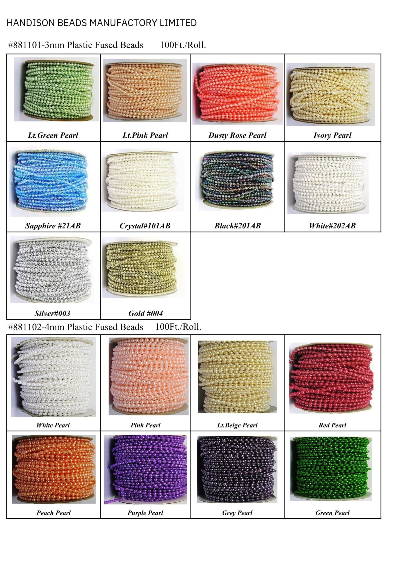 Plastic Fused Beads 2