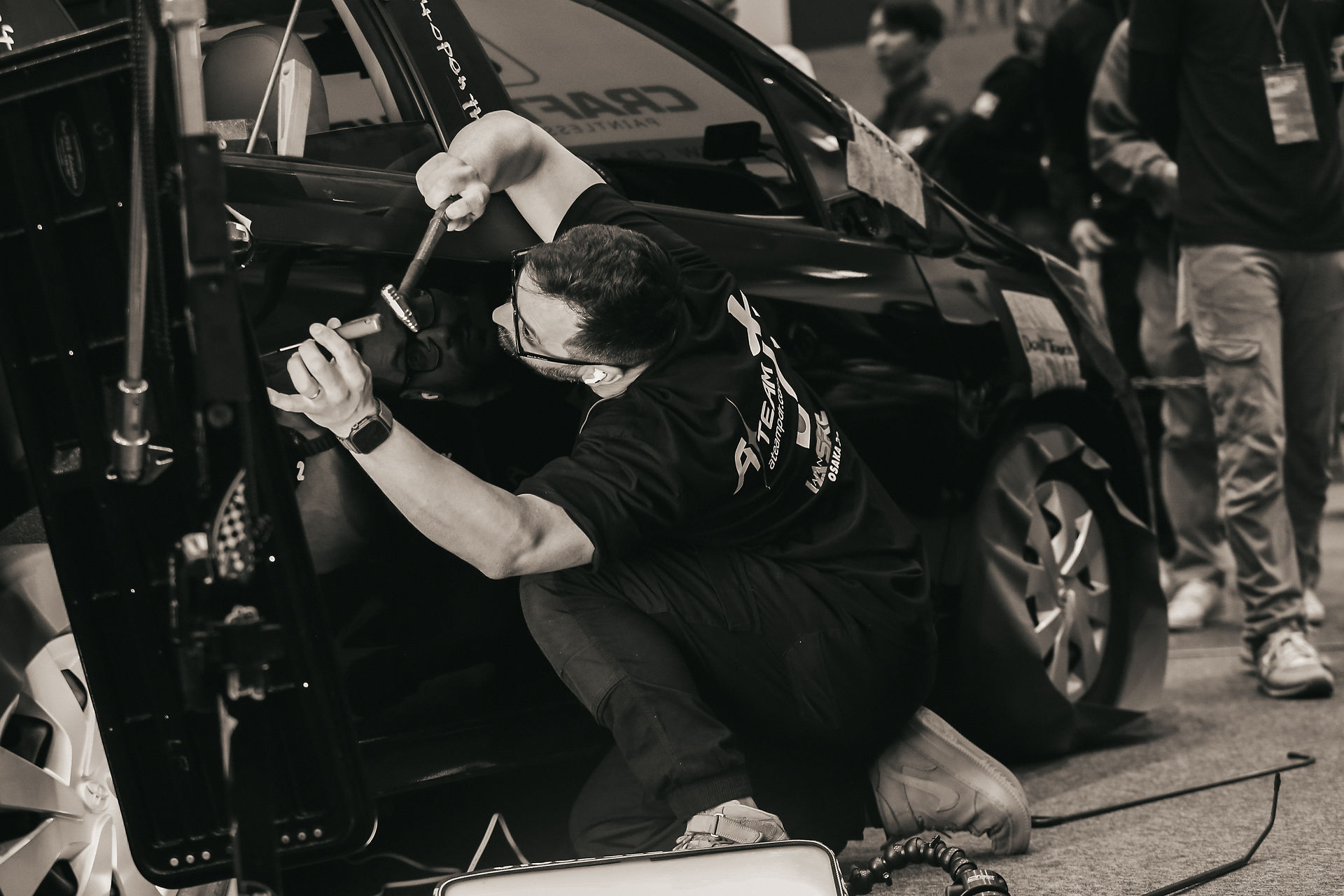 Luiz Paulo showcasing his skills during the event