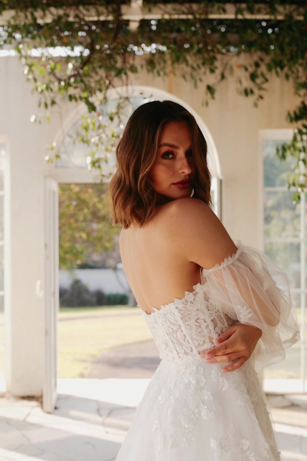 Thumbnail: Tania Olsen Giselle wedding dress available at Gail's Wedding Emporium