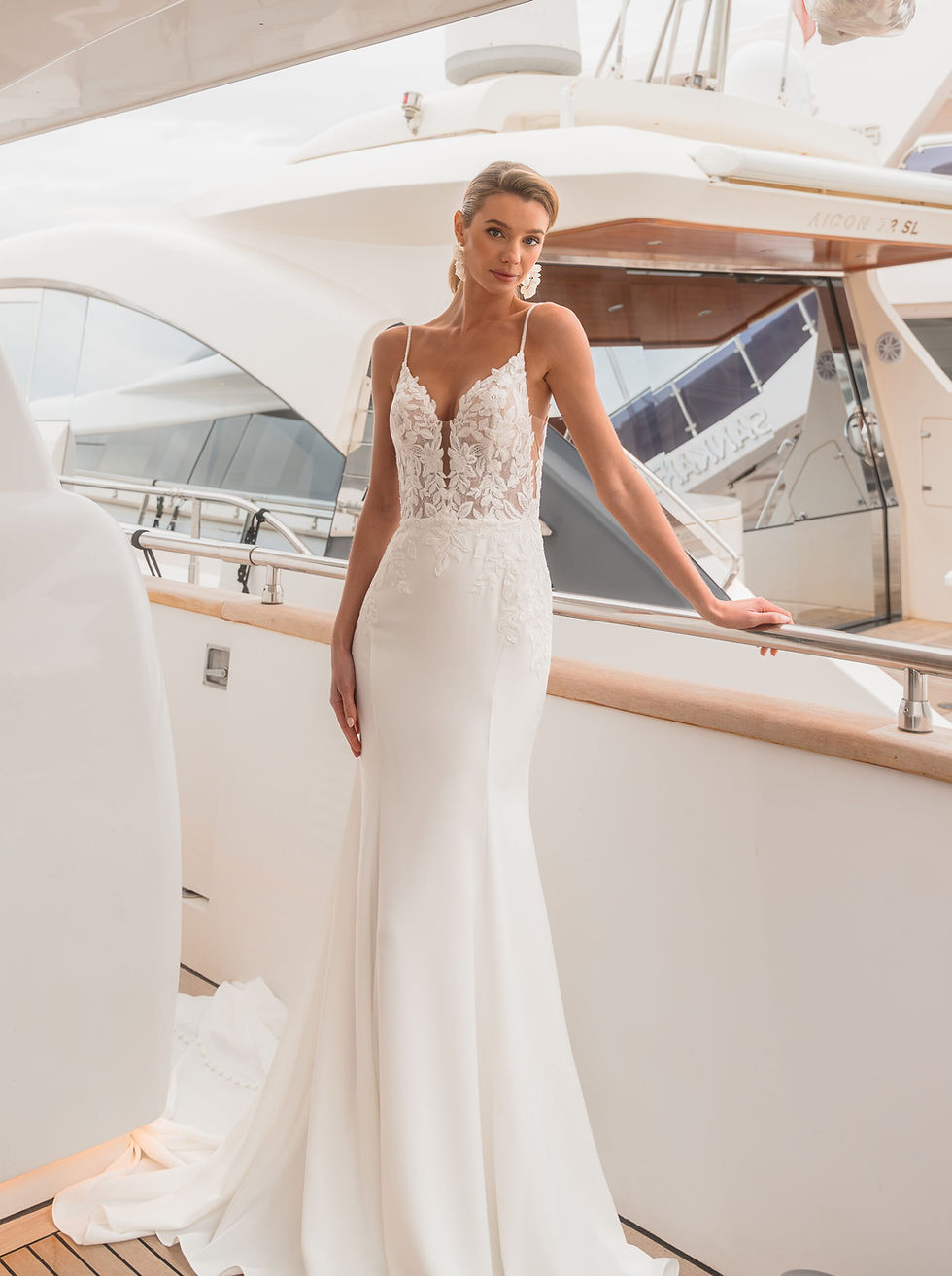Thumbnail: Diane Legrand Romance 8211 available at Gail's Wedding Emporium