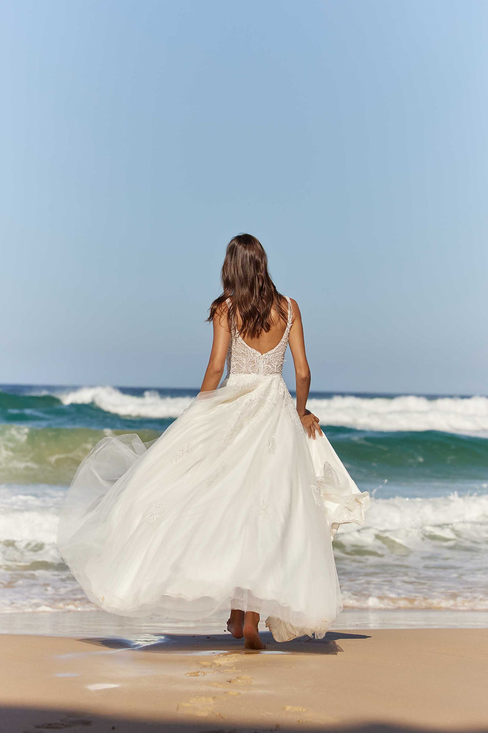 Thumbnail: Tania Olsen Myrtle wedding dress available at Gail's Wedding Emporium