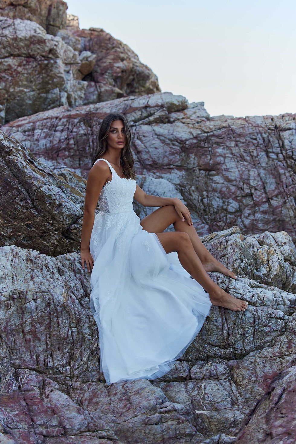 Thumbnail: Tania Olsen Myrtle wedding dress available at Gail's Wedding Emporium
