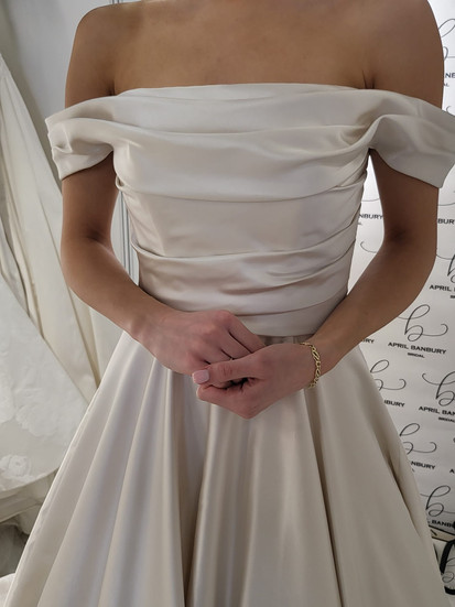 Wedding dress at the Bridal Trade Show 2025