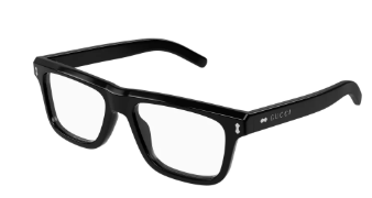 GUCCI – GG1525O-001 Rectangular Optical Frame for Men