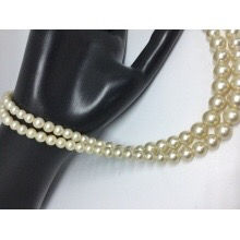 Miniature : Collier double rang perle 