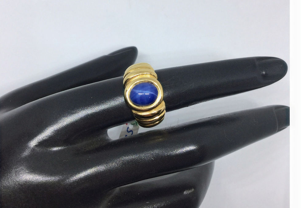 Miniature : Bague saphir étoilé ligne 