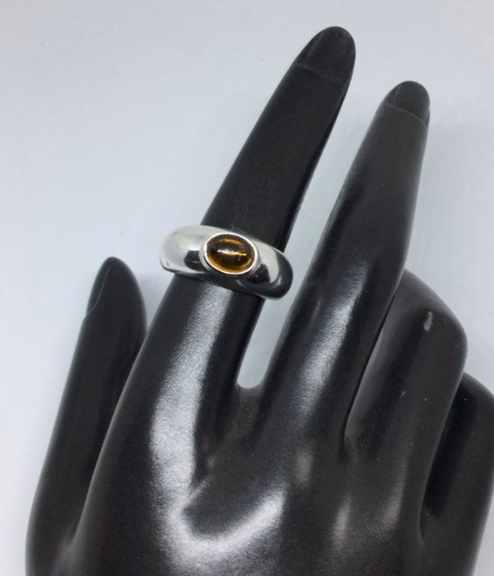 Miniature : Bague argent citrine 