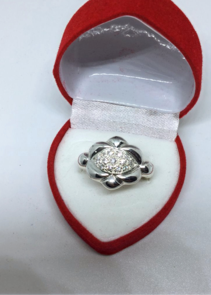 Miniature : Bague agent fleur oxyde 