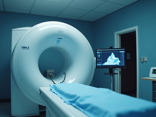 AI-powered medical scanner in action