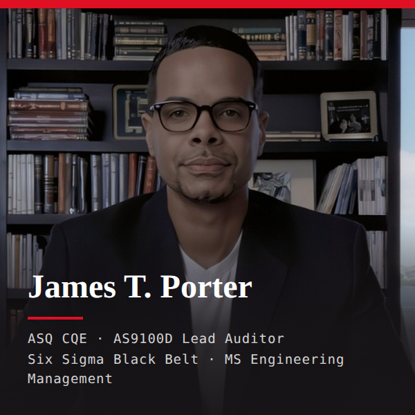 James T. Porter, author of The Architect's Shift