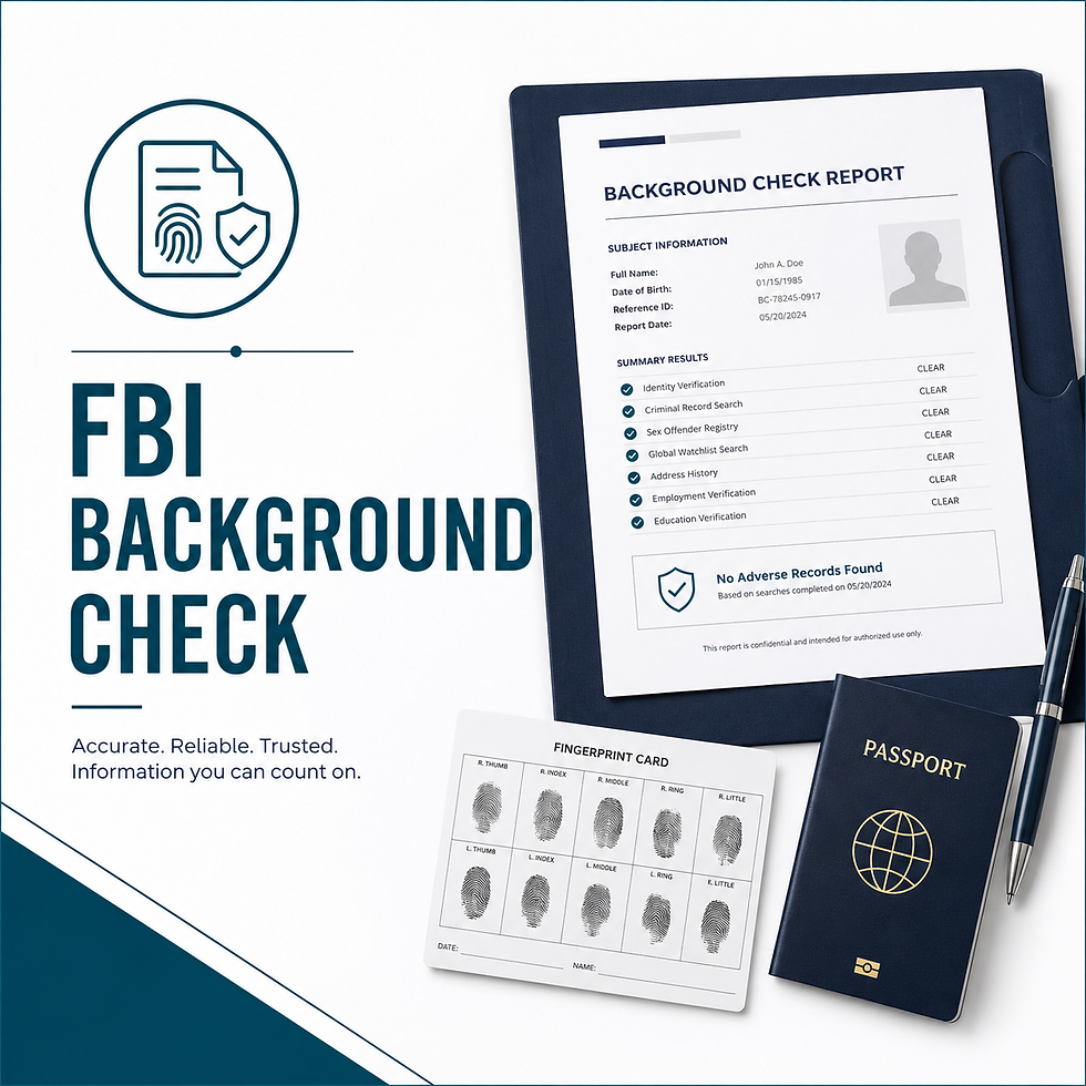 FBI Background Apostille