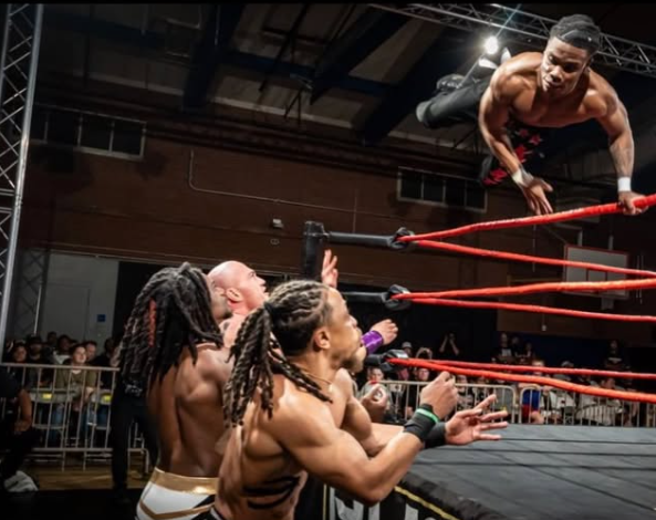 Trey Karter throws caution to the wind to take out his opponents.