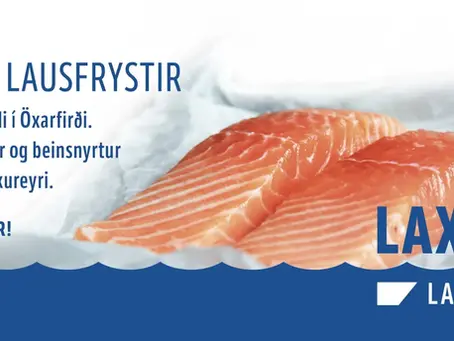 Hnýfill notar eingöngu lax úr landeldi