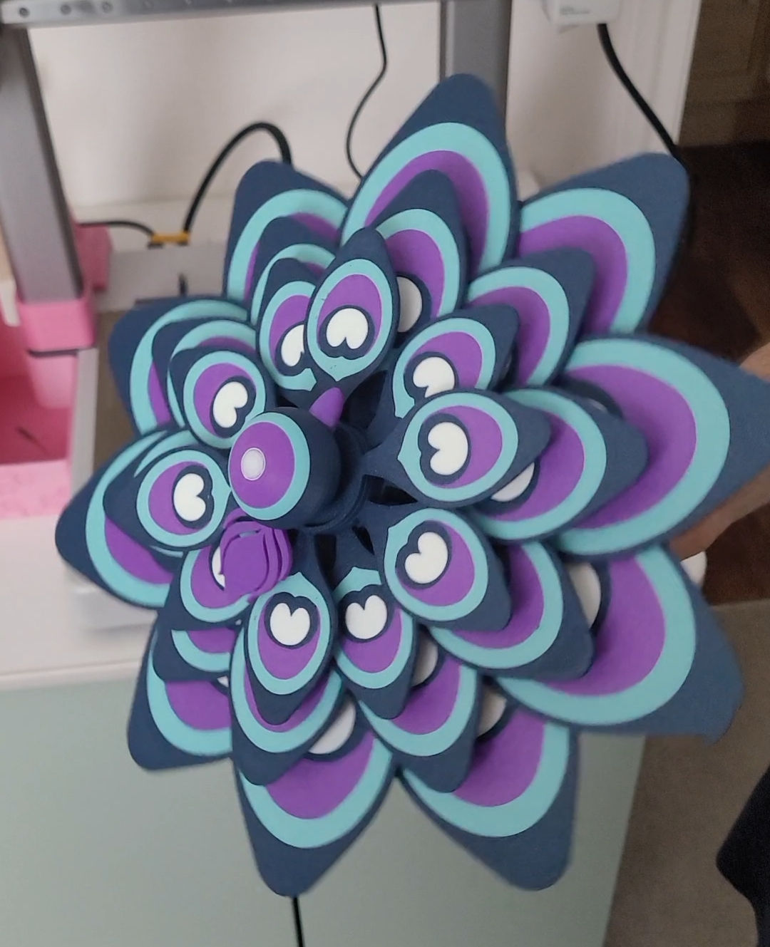 Super sized Peacock Spinner