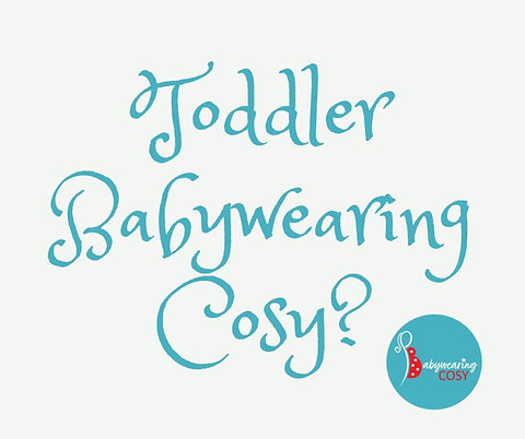 Babywearing Cosy XL- 18 months plus