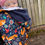 Thumbnail: Foxes All in one Cosy- toggled hood