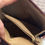 Thumbnail: Navy brown Italian leather small shoulder bag Vera Pelle