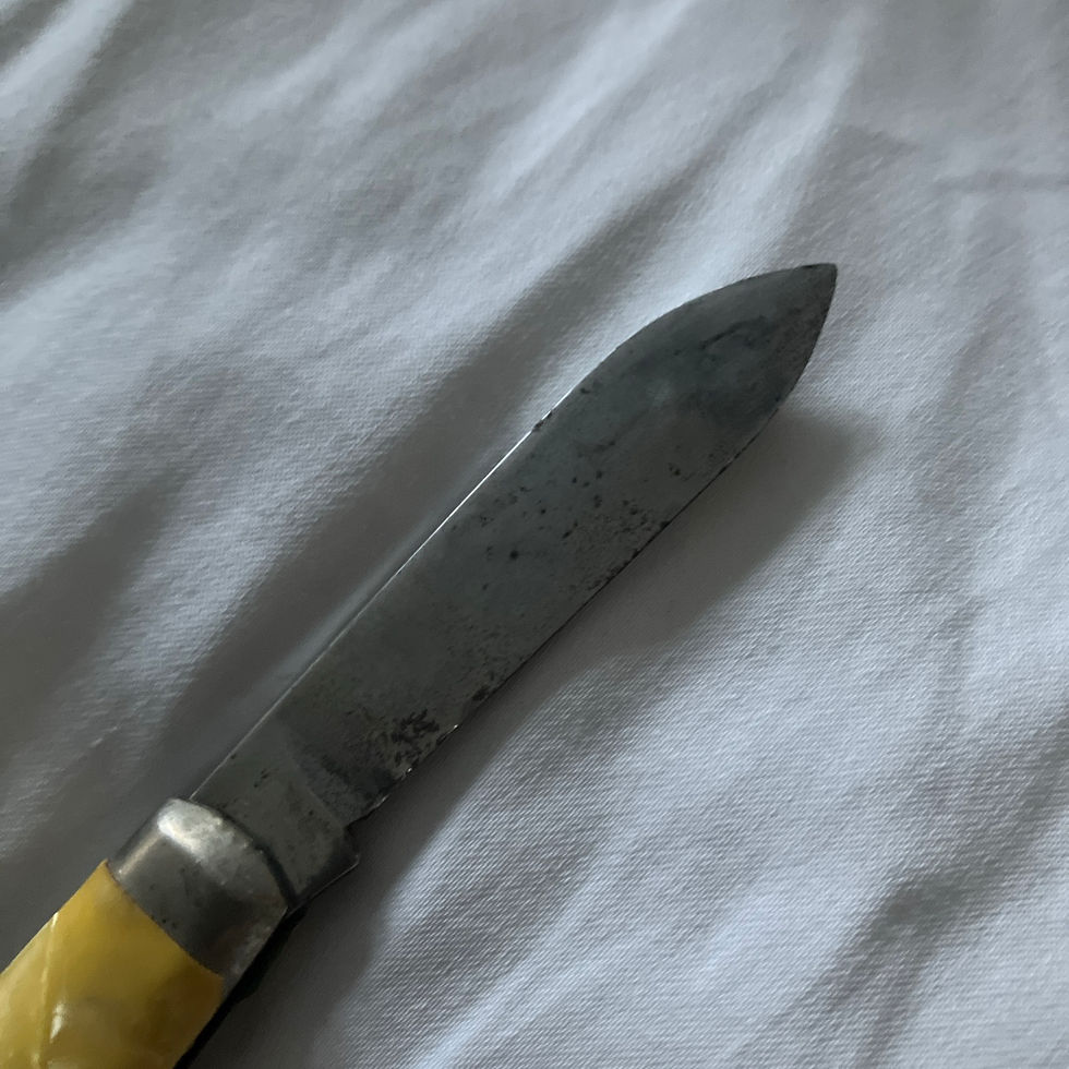 Thumbnail: Vintage England RICHLANDS SHEFFIELD Mother Of Pearl Pocket Knife