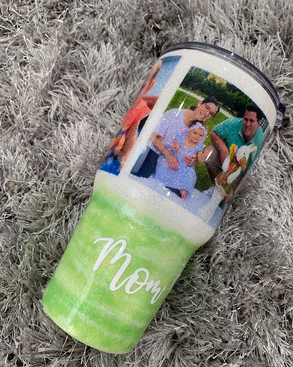 Thumbnail: Ombré Photo tumbler