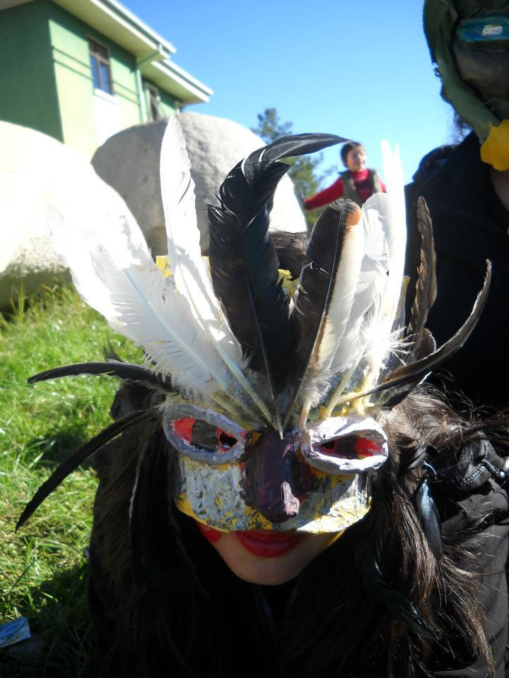 Taller de máscaras Escuela Sta. Olga