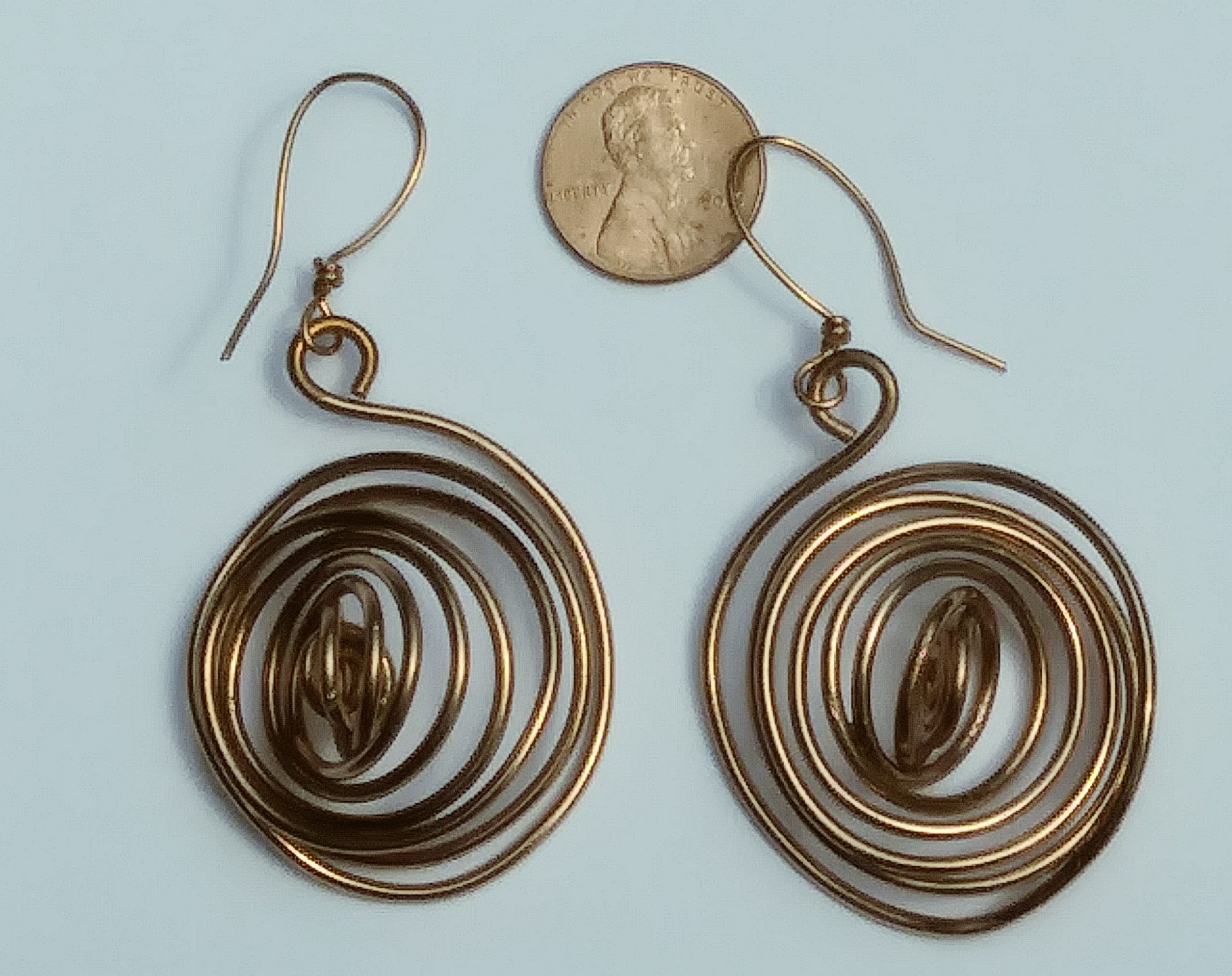 Sacred Galaxy Copper Earrings