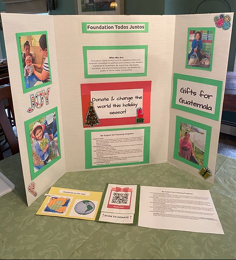 Maria's Poster about Foundation Todos Juntos