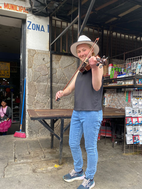 Maria Playing Violin