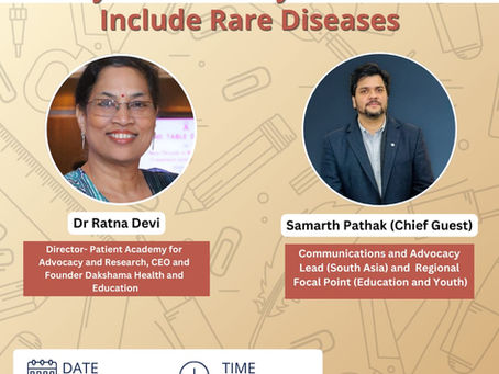 Learning Without Labels: Why Education Systems Must Include Rare Diseases