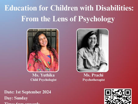 Education for Children with Disabilities: From the Lens of Psychology