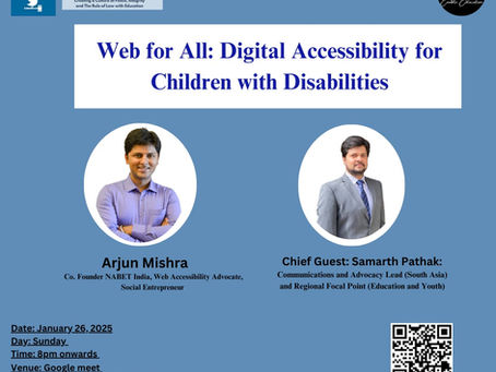 Web for All: Digital Accessibility for Children with Disabilities