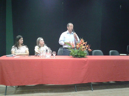 Solenidade de inauguração do CREAS de Piúma no campus do IFES