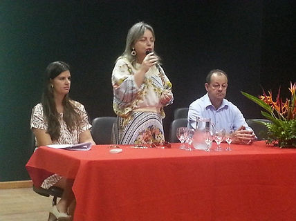Solenidade de inauguração do CREAS de Piúma no campus do IFES