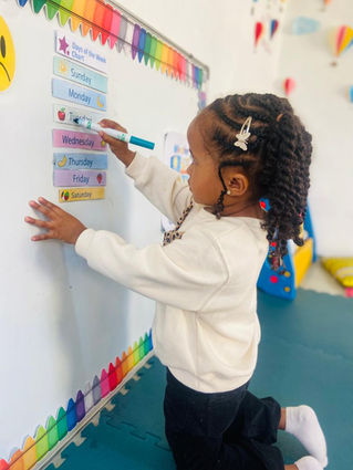 A Week of Art , Action and Texture in Preschool