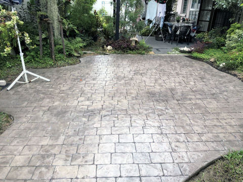 ระบบ Stamped Concrete