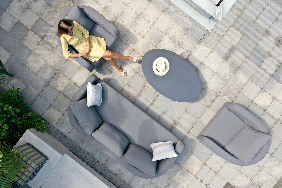 Thumbnail: Ambition 3 Seat Sofa Set- Flanelle