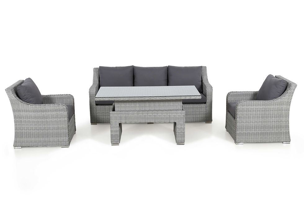 Thumbnail: Ascot 3 Seat Sofa Dining Set With Rising Table