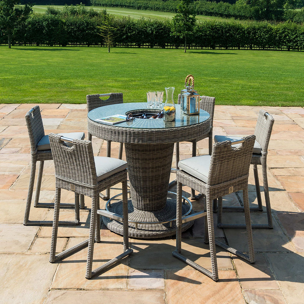 Thumbnail: Oxford 6 Seat Bar Set With Ice Bucket