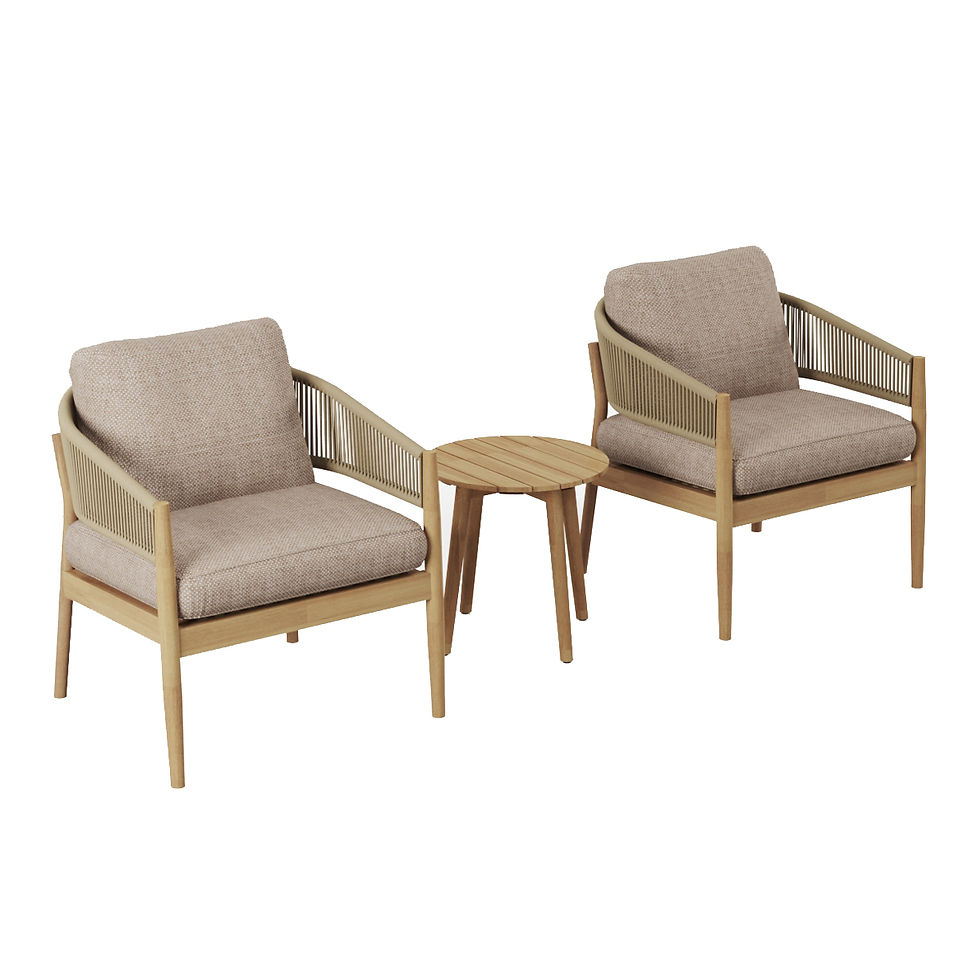 Thumbnail: Porto Lounge Set- Sandstone