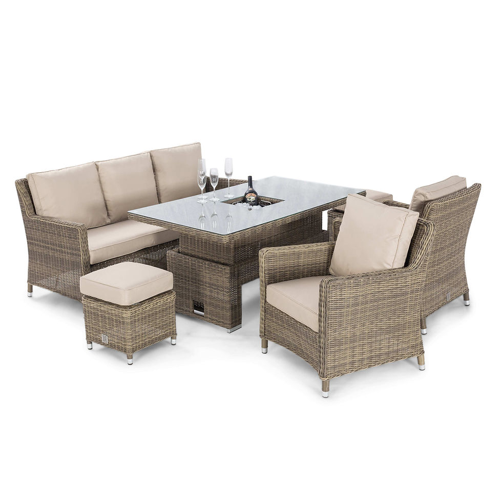 Thumbnail: Winchester Sofa Dining Set With Rising Table & Ice Bucket