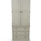 Thumbnail: Corona White/ Grey 2 Door 3 Drawer Wardrobe