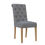 Thumbnail: Scroll Button Back Fabric Chair