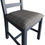 Thumbnail: Holly Ladder Back Chair- Grey Check Seat Pad