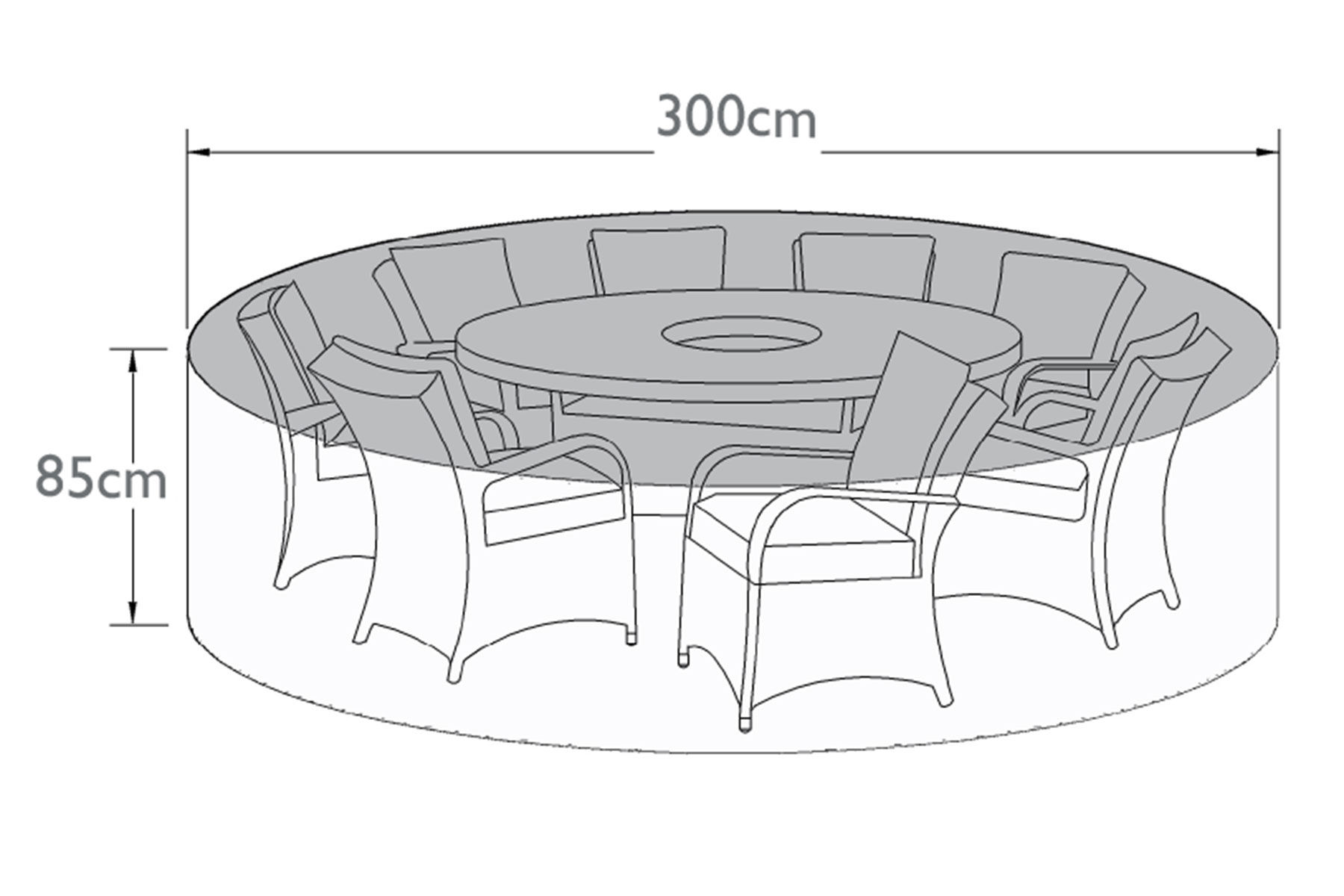 8 Seat Round Dining- Cover