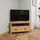 Thumbnail: Isabella Rustic Oak Corner TV Unit